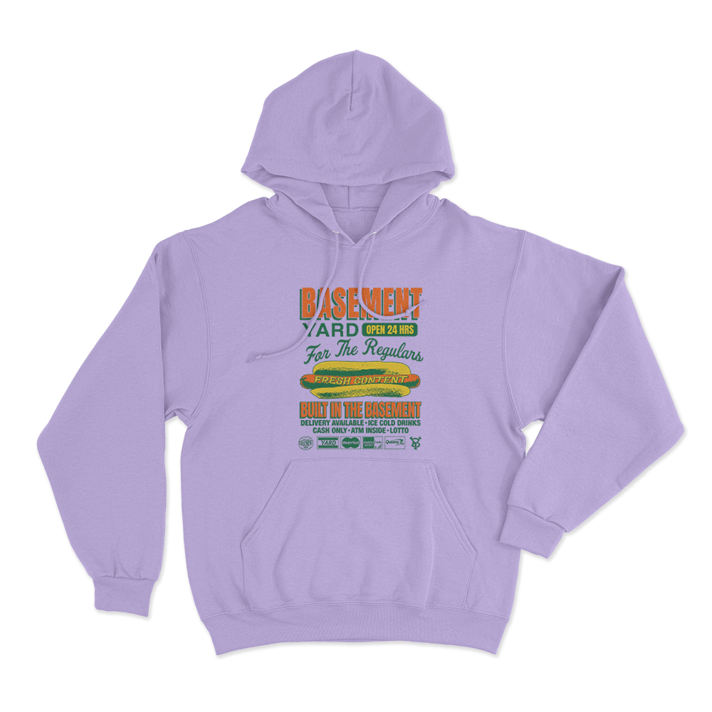 Basement Deli Unisex Hoodie Purple Basement Deli Unisex Hoodie Purple