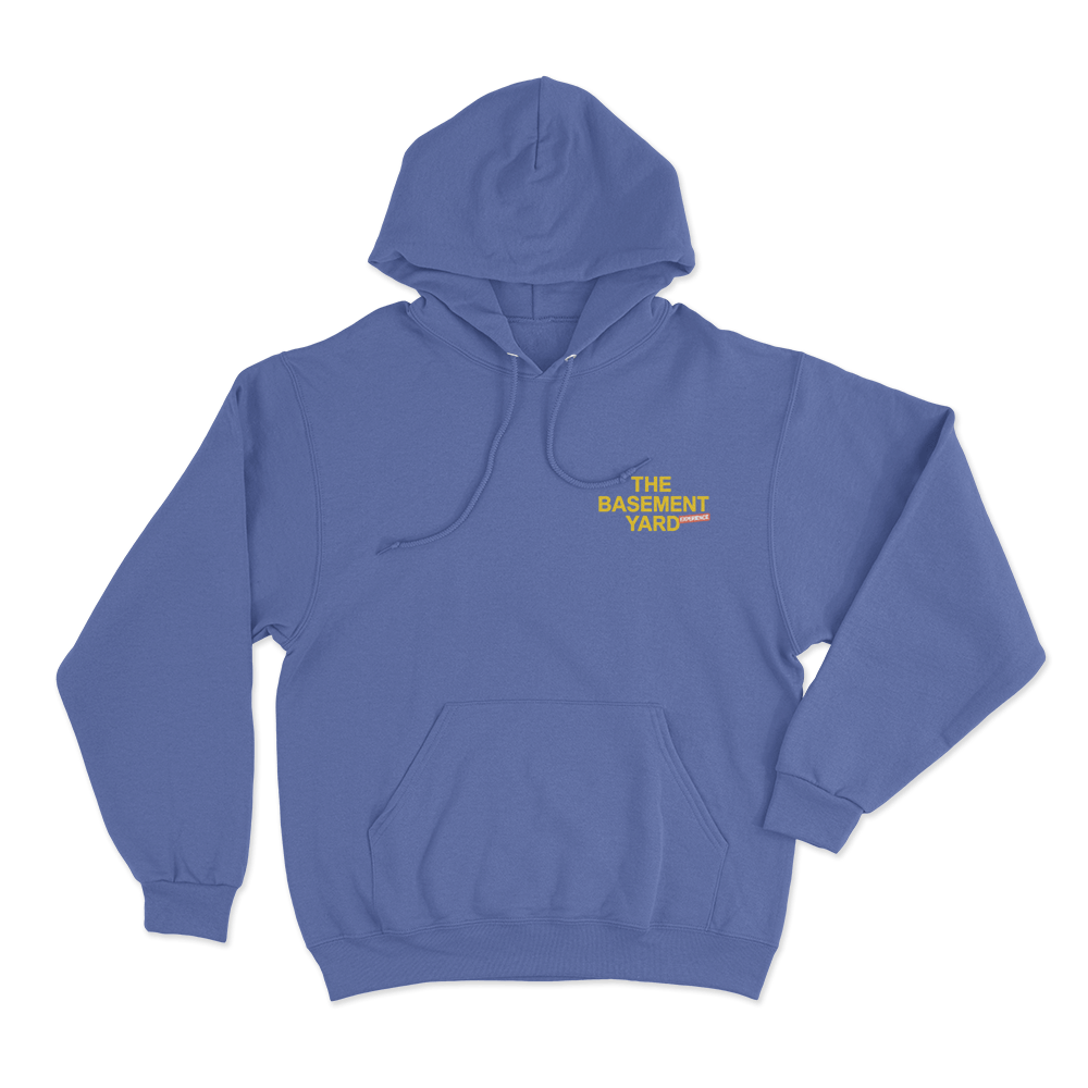 Basement Yard Experience Unisex Hoodie Blue Basement Yard Experience Unisex Hoodie Blue