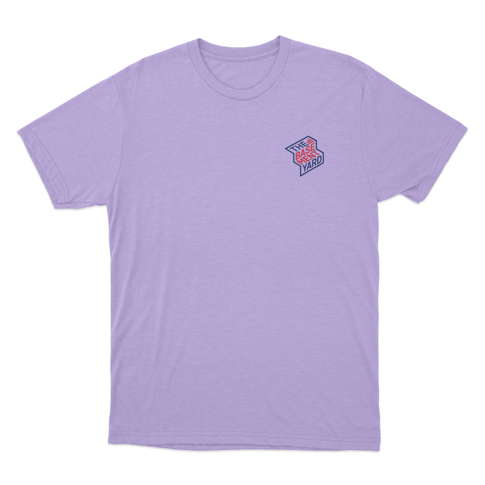 Basement Yard Logo T Shirt Purple Basement Yard Logo T Shirt Purple