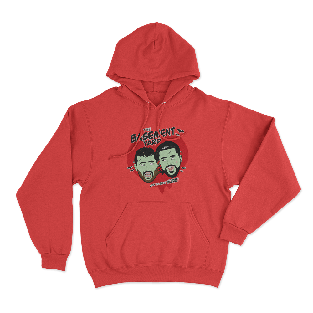 Join Us Every Monday Unisex Hoodie Red Join Us Every Monday Unisex Hoodie Red