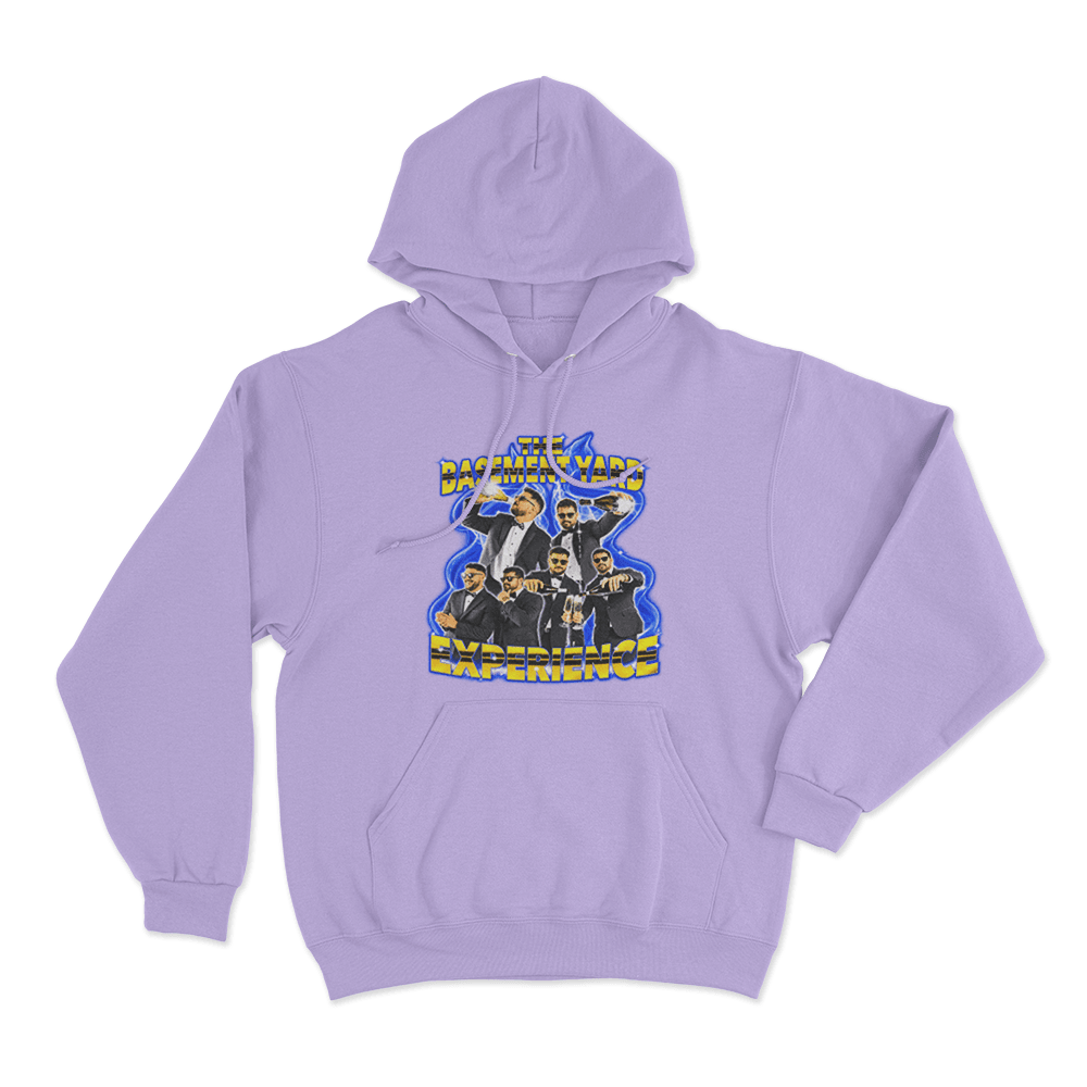 TBY Flames Unisex Hoodie Purple TBY Flames Unisex Hoodie Purple