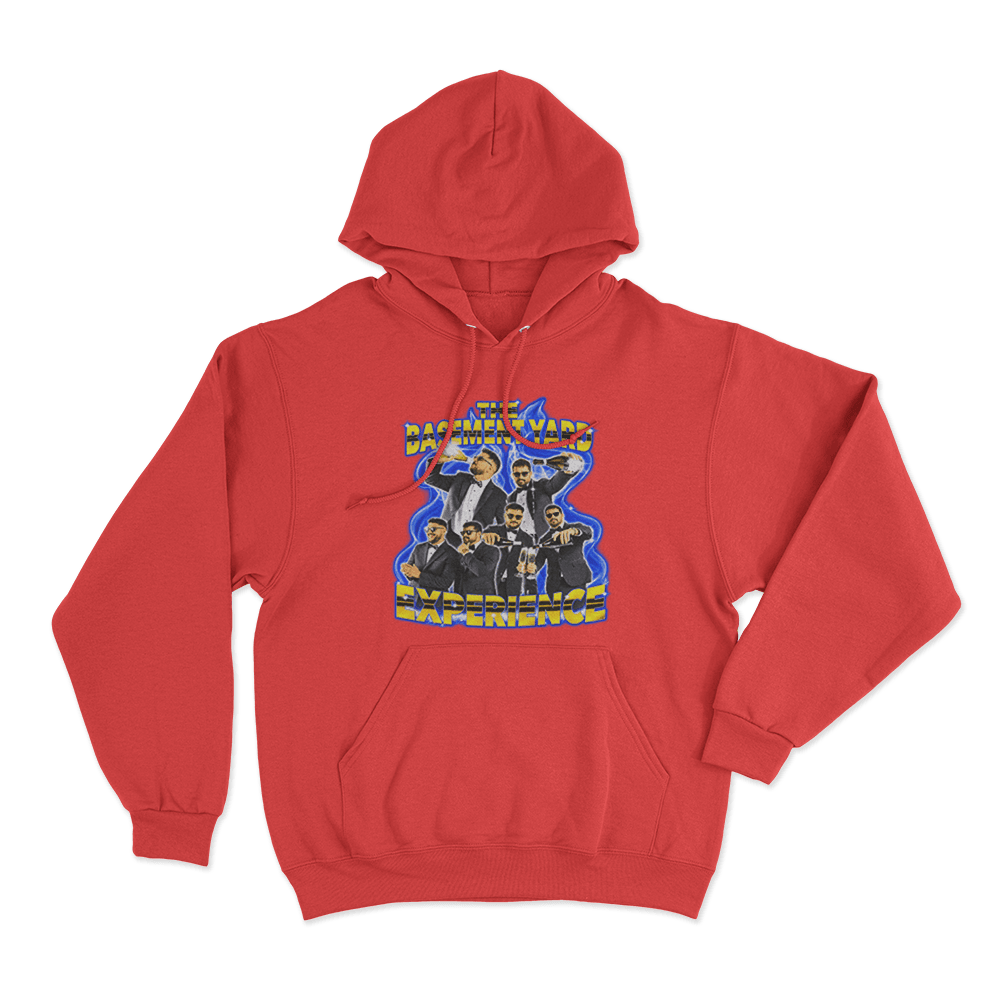 TBY Flames Unisex Hoodie Red TBY Flames Unisex Hoodie Red