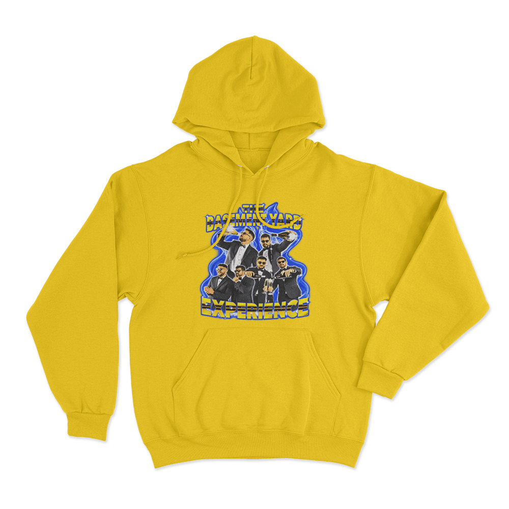 TBY Flames Unisex Hoodie Yellow TBY Flames Unisex Hoodie Yellow
