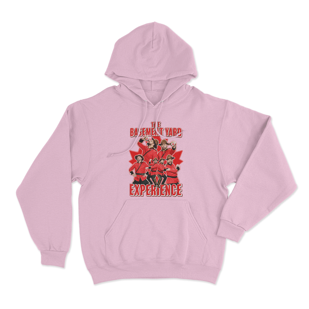 The Basement Yard Experience Unisex Hoodie Pink The Basement Yard Experience Unisex Hoodie Pink
