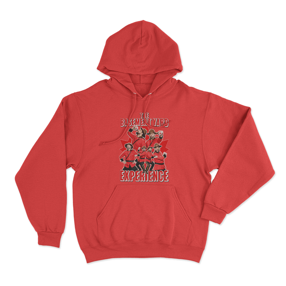 The Basement Yard Experience Unisex Hoodie Red The Basement Yard Experience Unisex Hoodie Red
