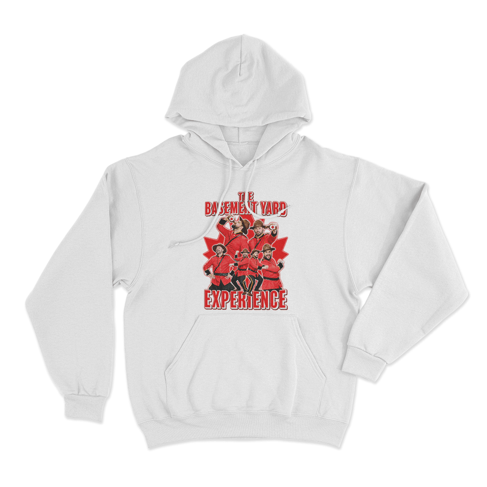 The Basement Yard Experience Unisex Hoodie White The Basement Yard Experience Unisex Hoodie White