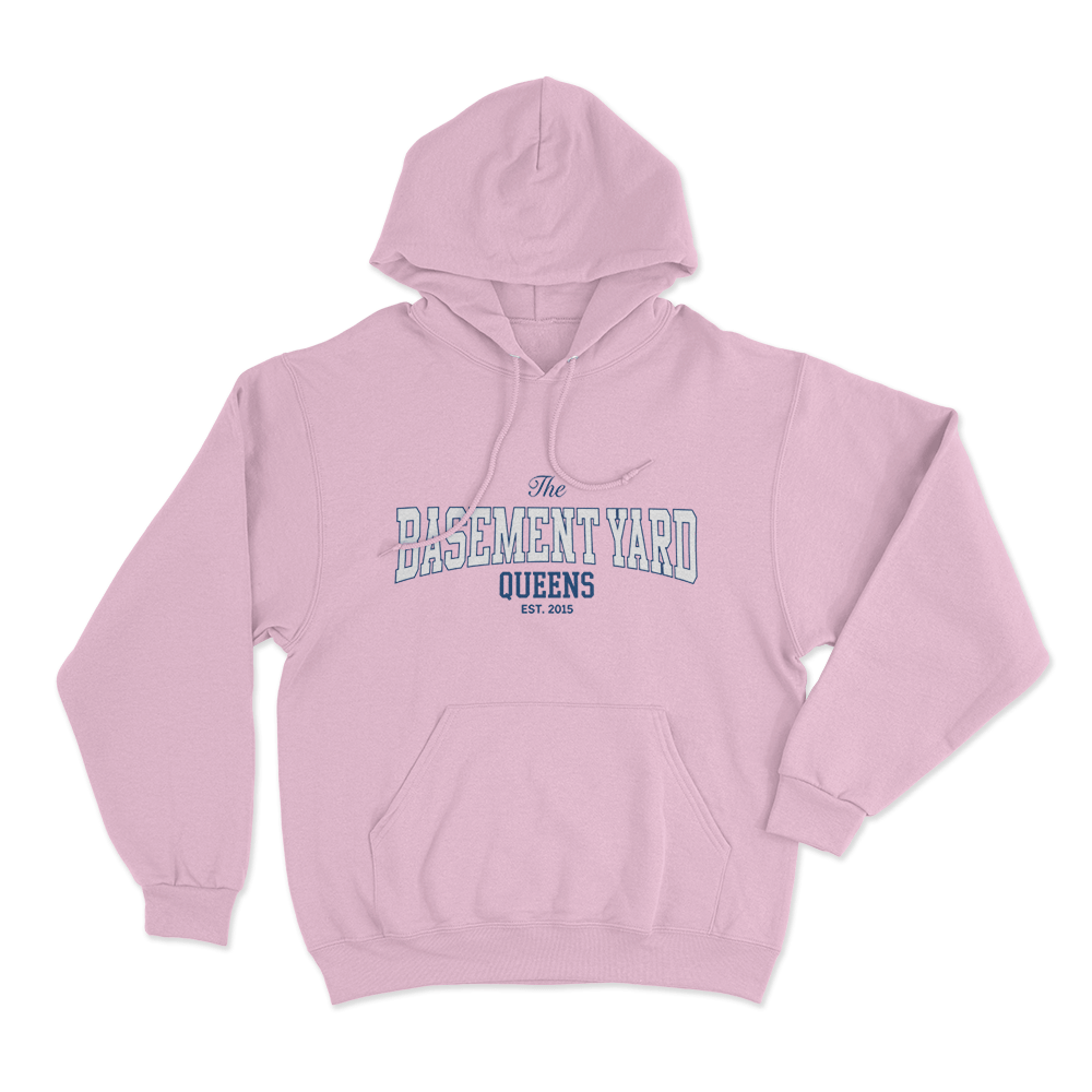 The Basement Yard Queens Est. 2015 Unisex Hoodie Pink The Basement Yard Queens Est. 2015 Unisex Hoodie Pink