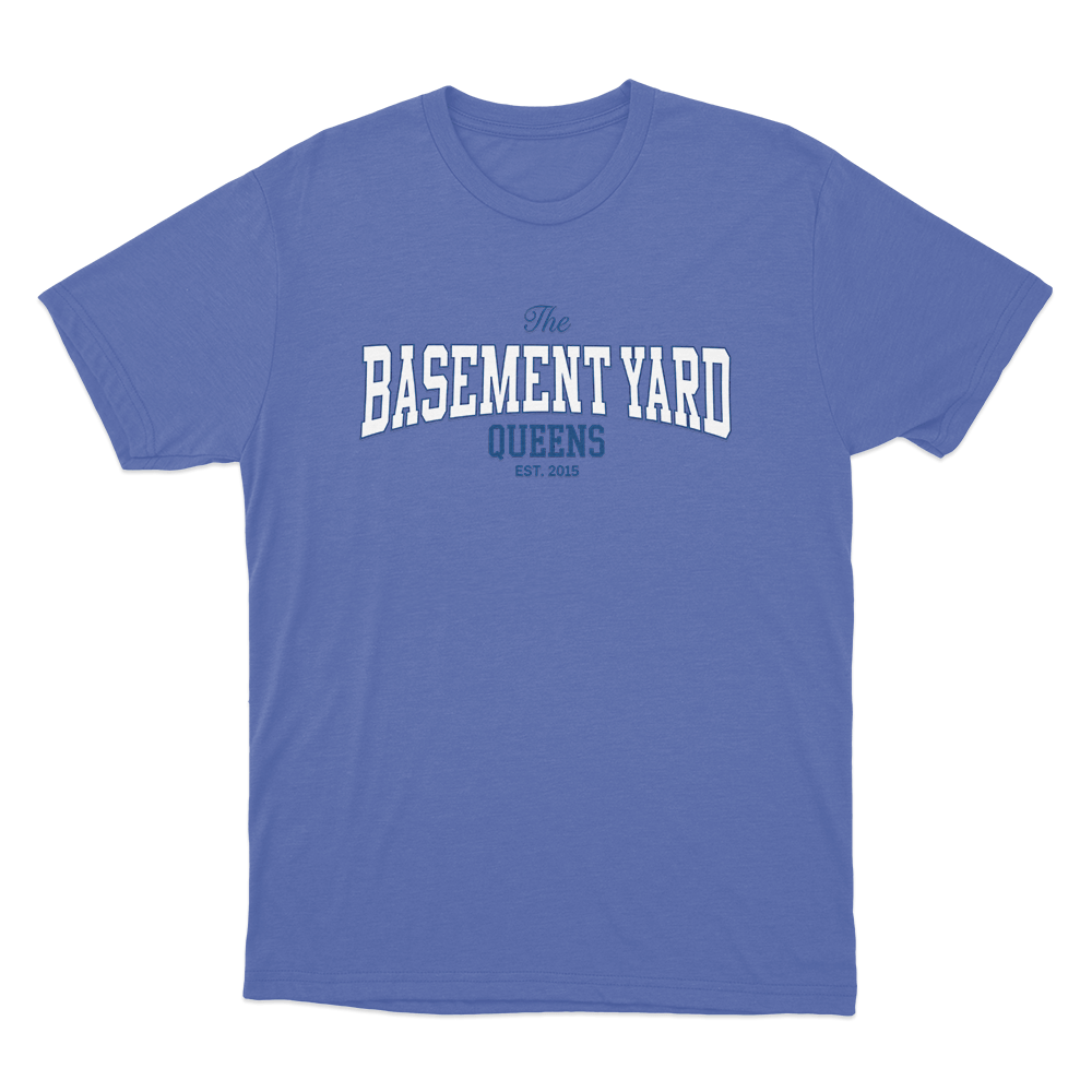 The Basement Yard Queens Est. 2015 Unisex T Shirt Blue The Basement Yard Queens Est. 2015 Unisex T Shirt Blue