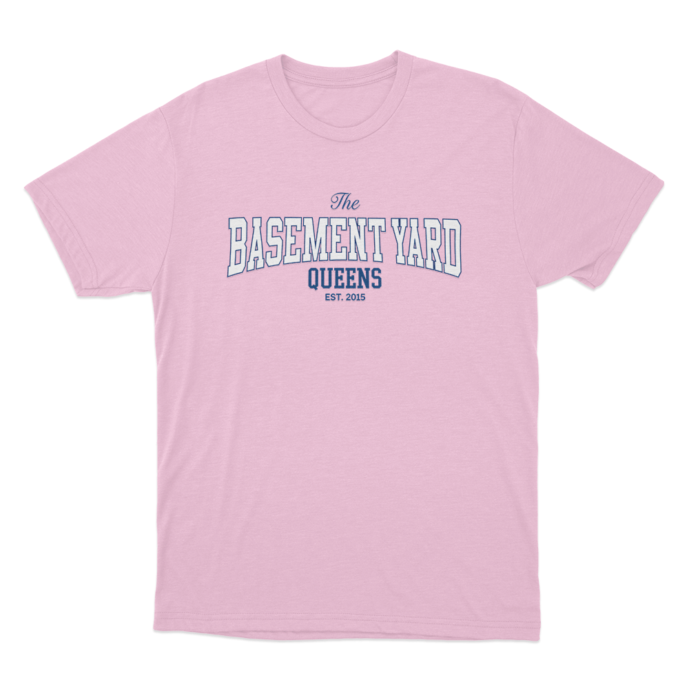 The Basement Yard Queens Est. 2015 Unisex T Shirt Pink The Basement Yard Queens Est. 2015 Unisex T Shirt Pink