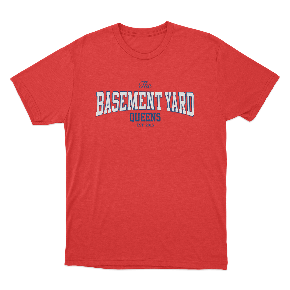 The Basement Yard Queens Est. 2015 Unisex T Shirt Red The Basement Yard Queens Est. 2015 Unisex T Shirt Red