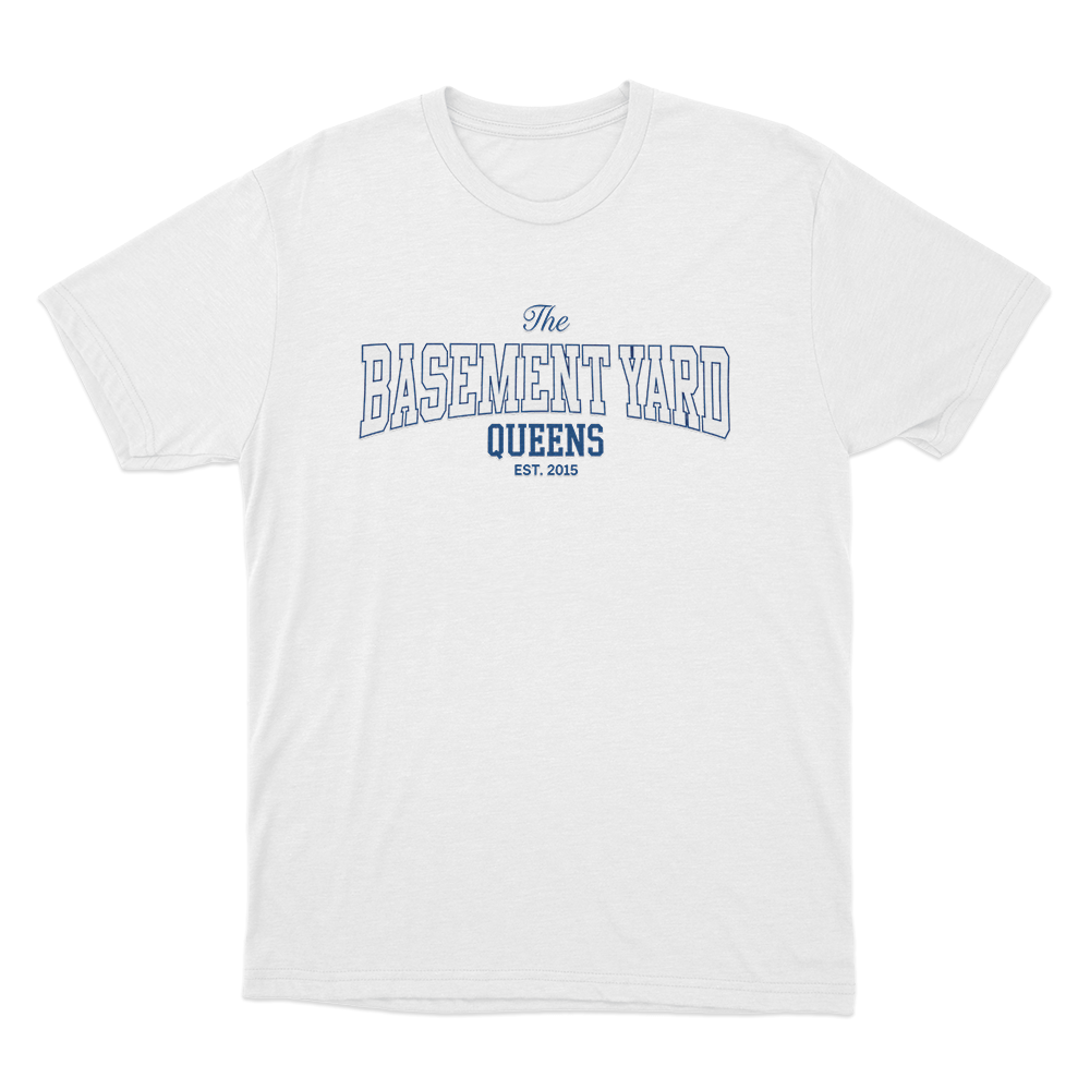 The Basement Yard Queens Est. 2015 Unisex T Shirt White The Basement Yard Queens Est. 2015 Unisex T Shirt White