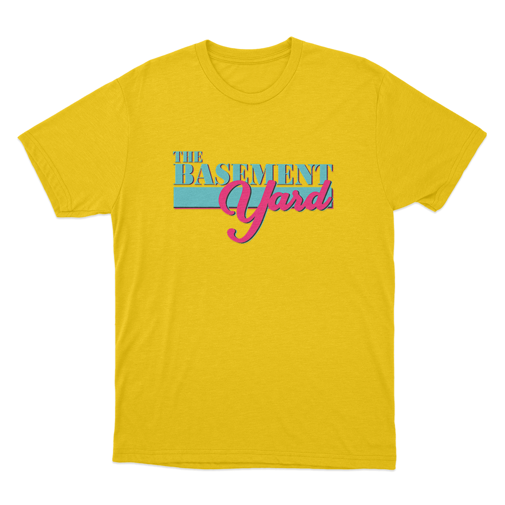 The Basement Yard UUnisex T Shirt Yellow The Basement Yard UUnisex T Shirt Yellow