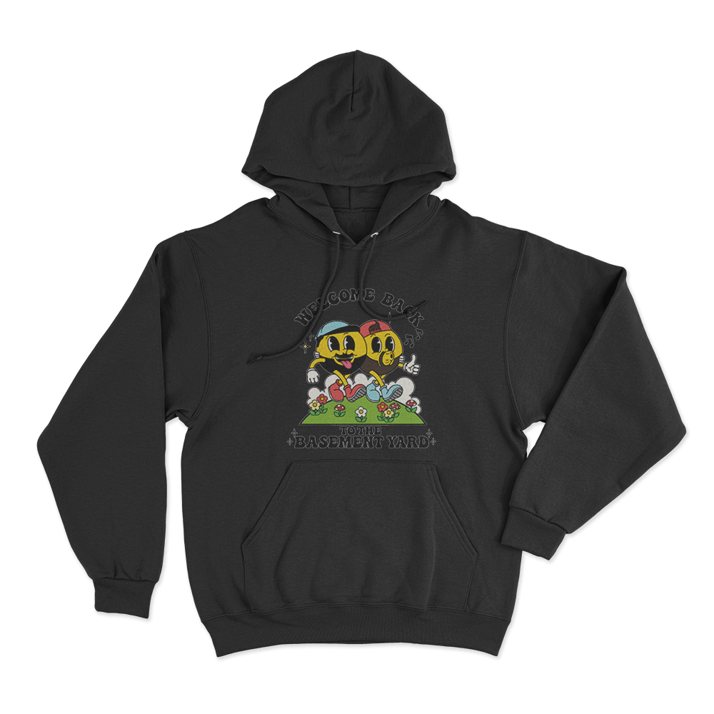 Welcome Back To The Basement Yard Unisex Hoodie Black Welcome Back To The Basement Yard Unisex Hoodie Black